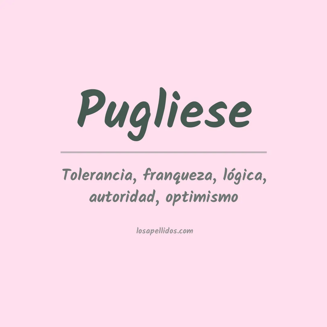 Apellido Pugliese