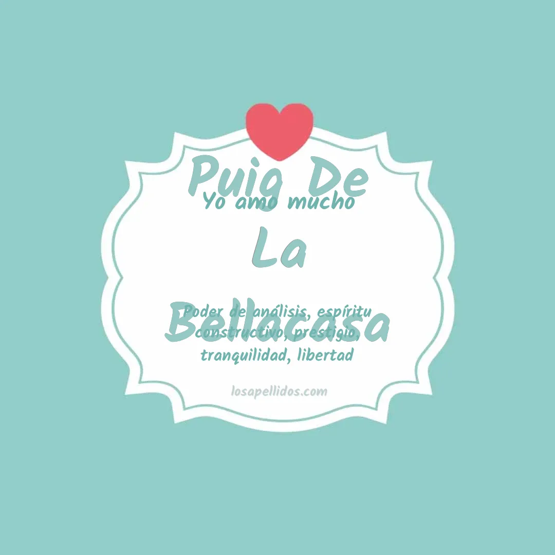 Yo amo mucho Puig de la bellacasa