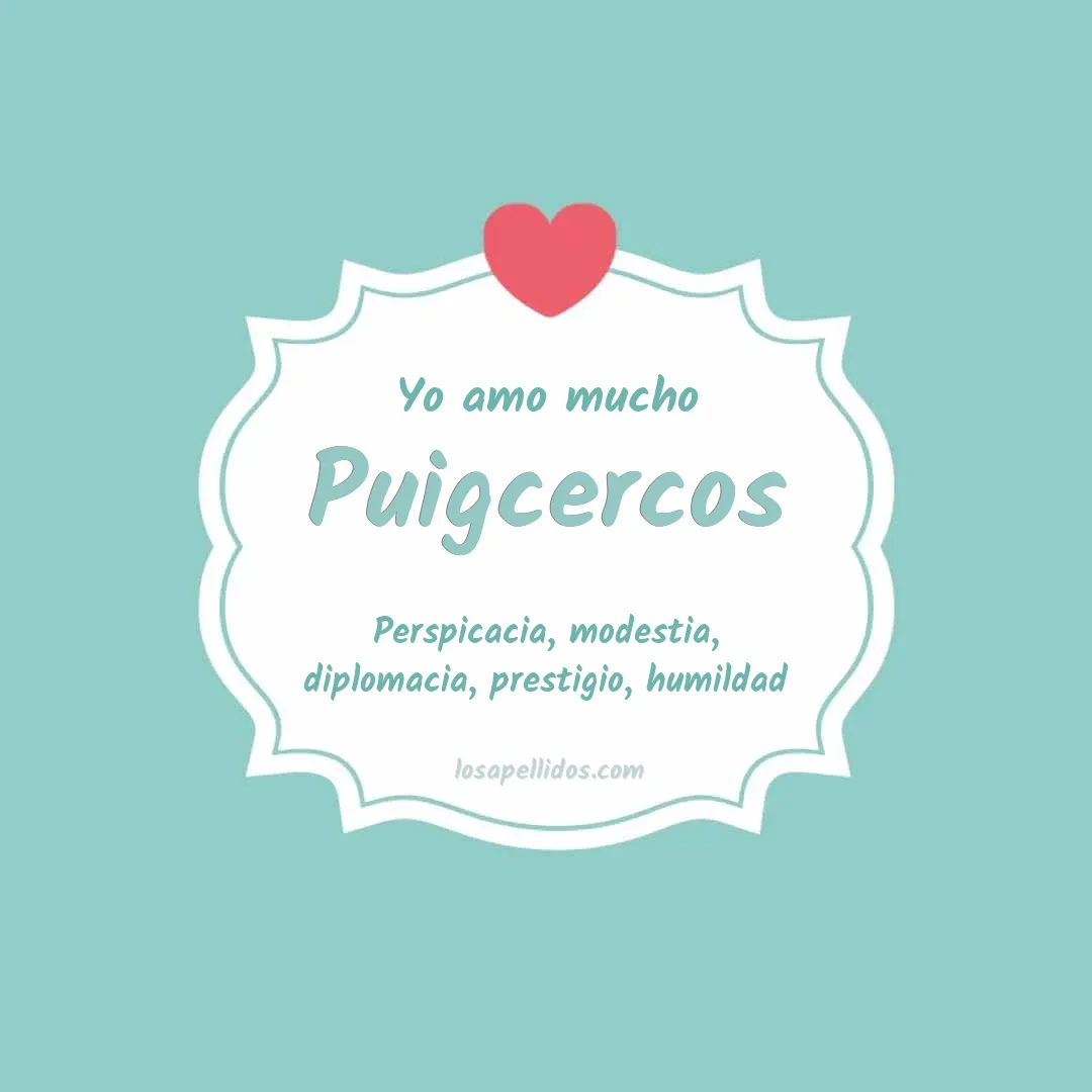 Yo amo mucho Puigcercos