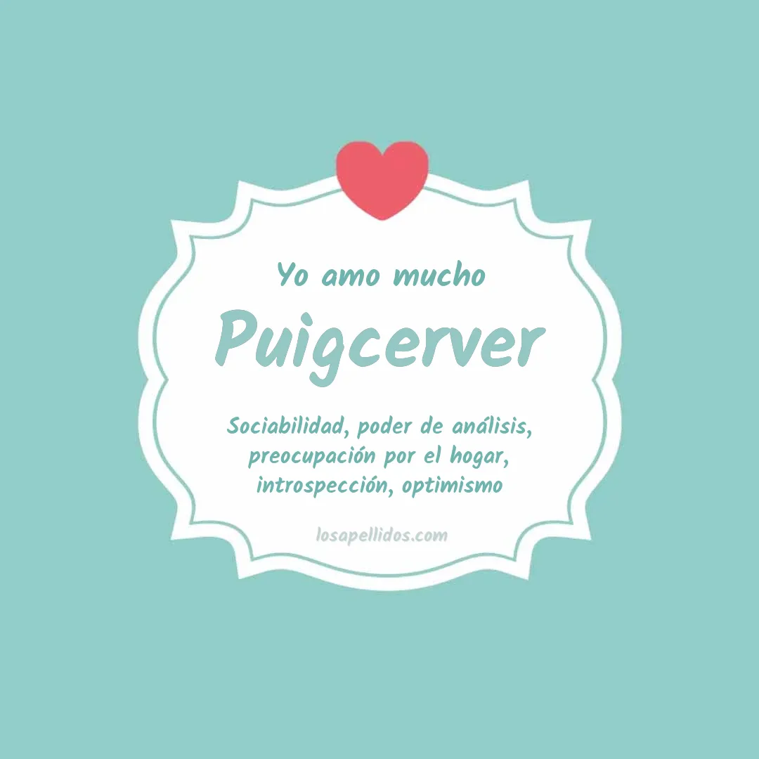 Yo amo mucho Puigcerver