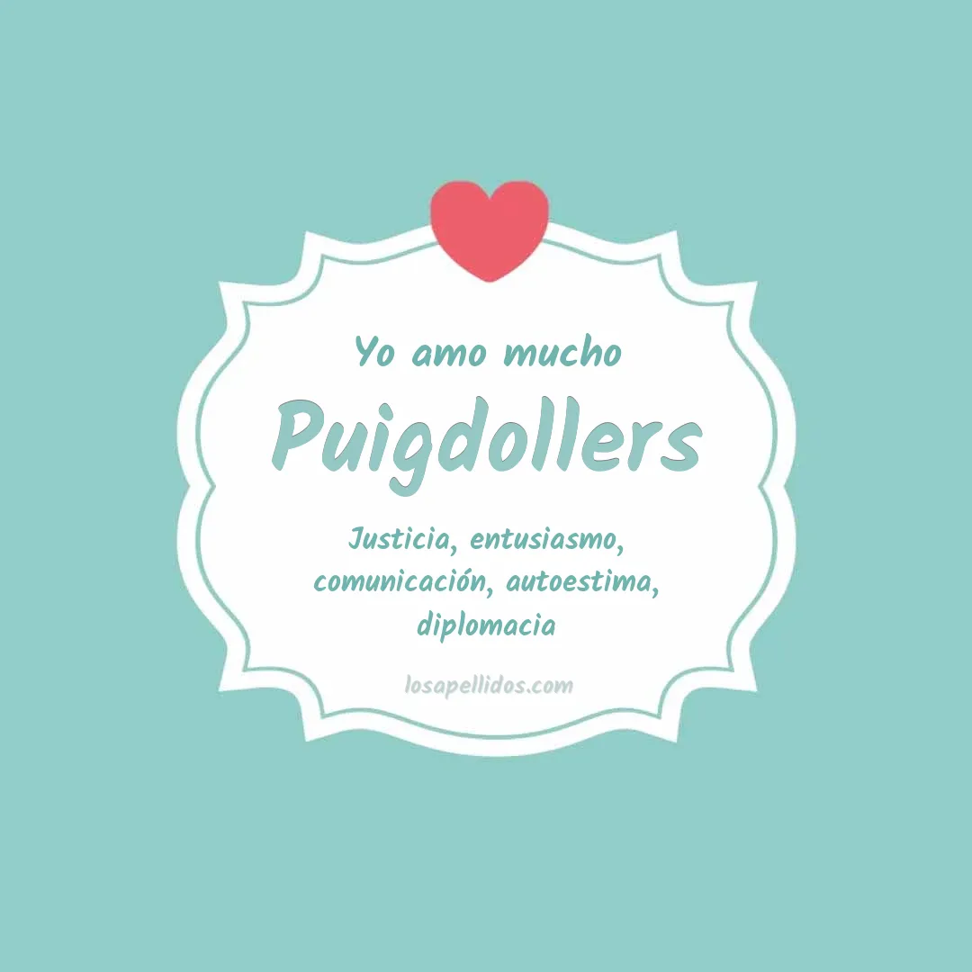 Yo amo mucho Puigdollers