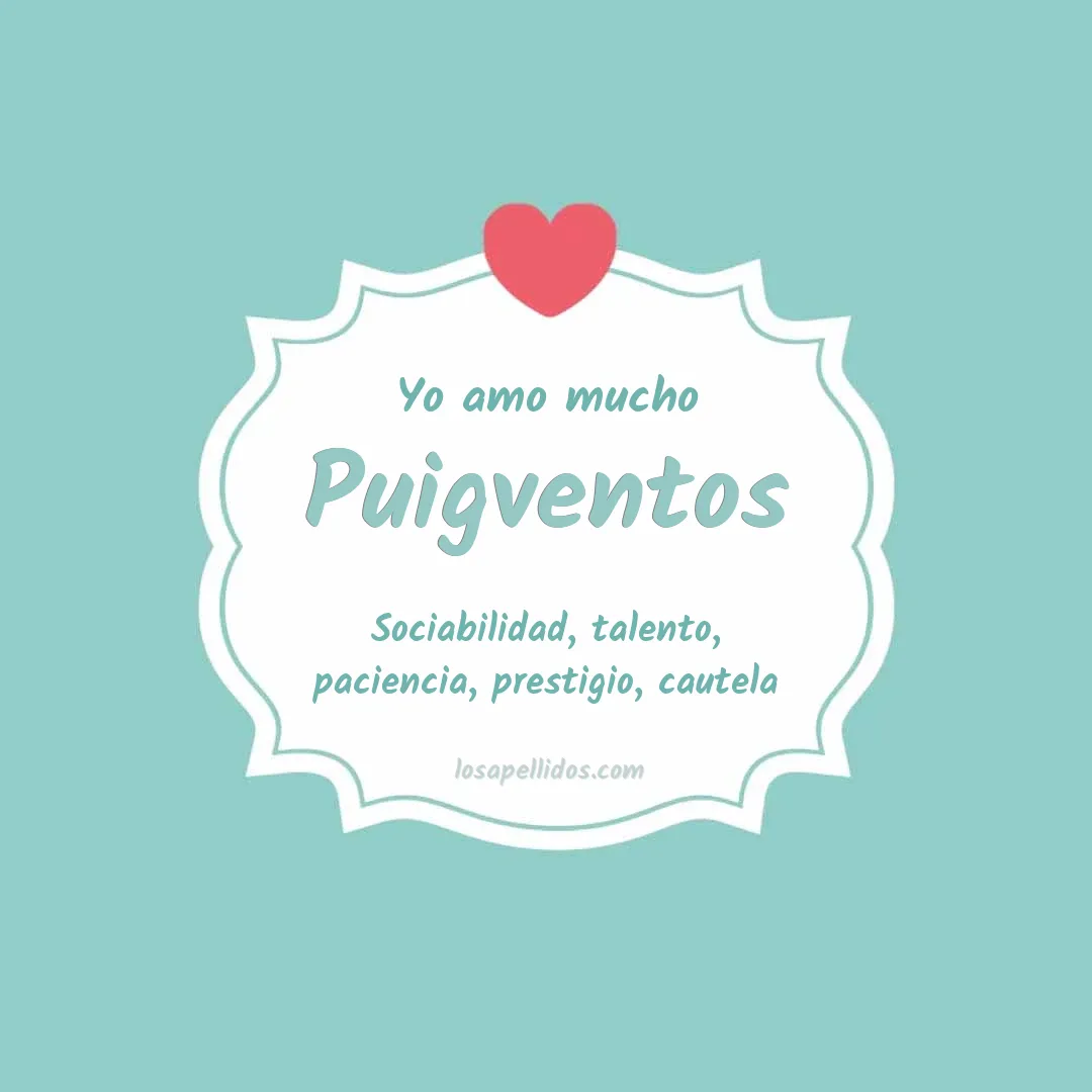 Yo amo mucho Puigventos
