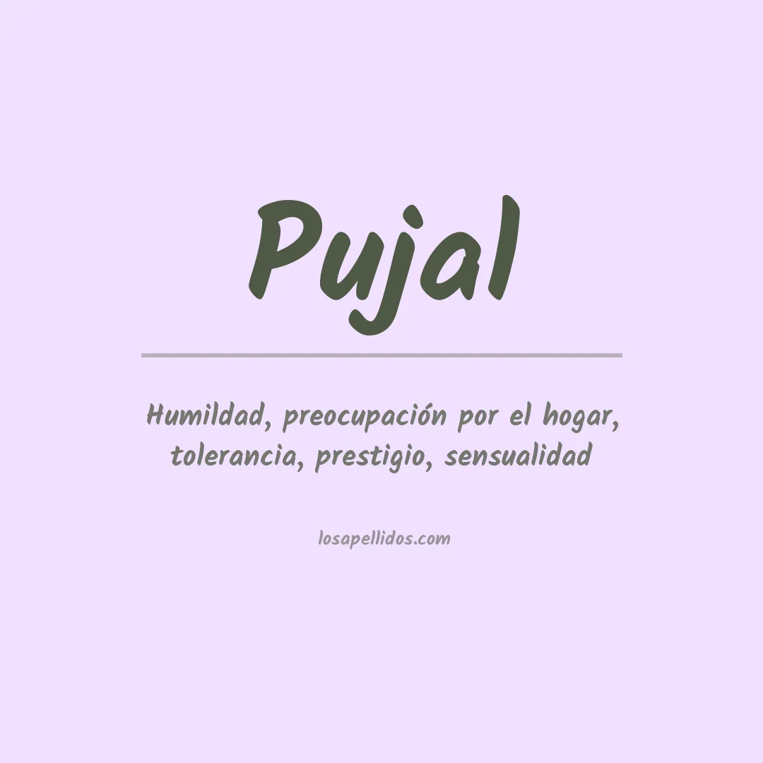 Apellido Pujal