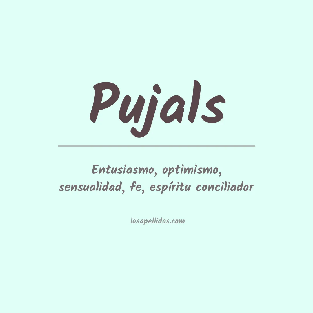Apellido Pujals