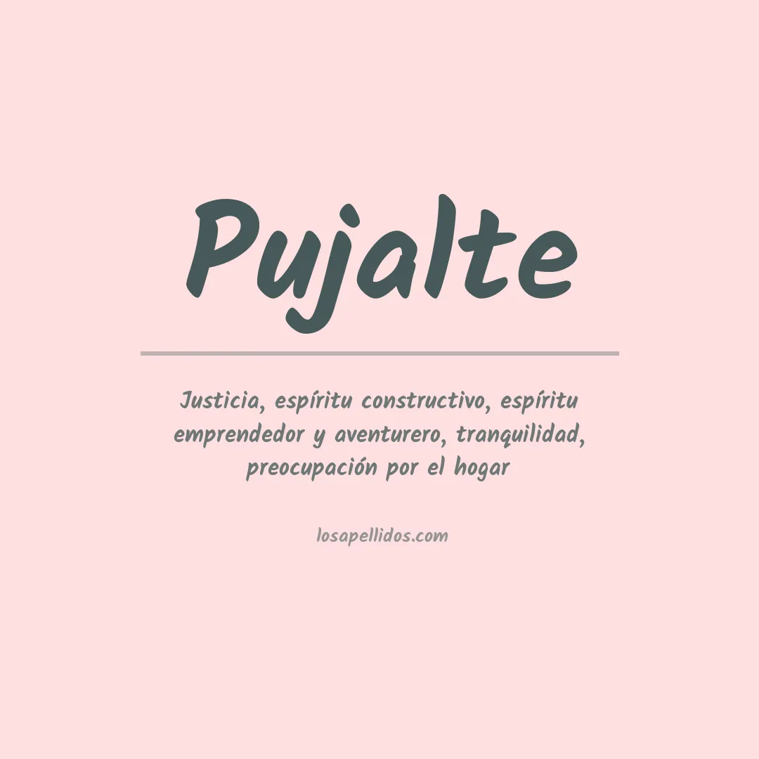 Apellido Pujalte