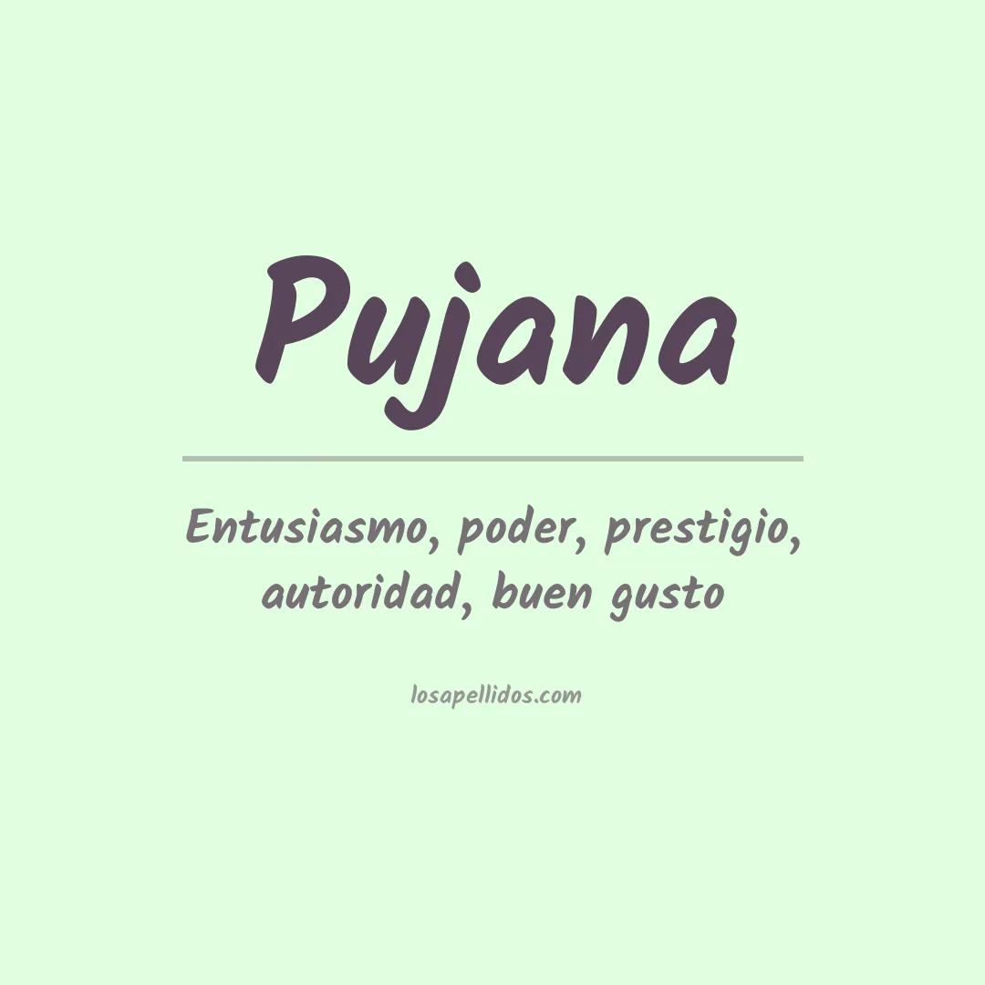 Apellido Pujana
