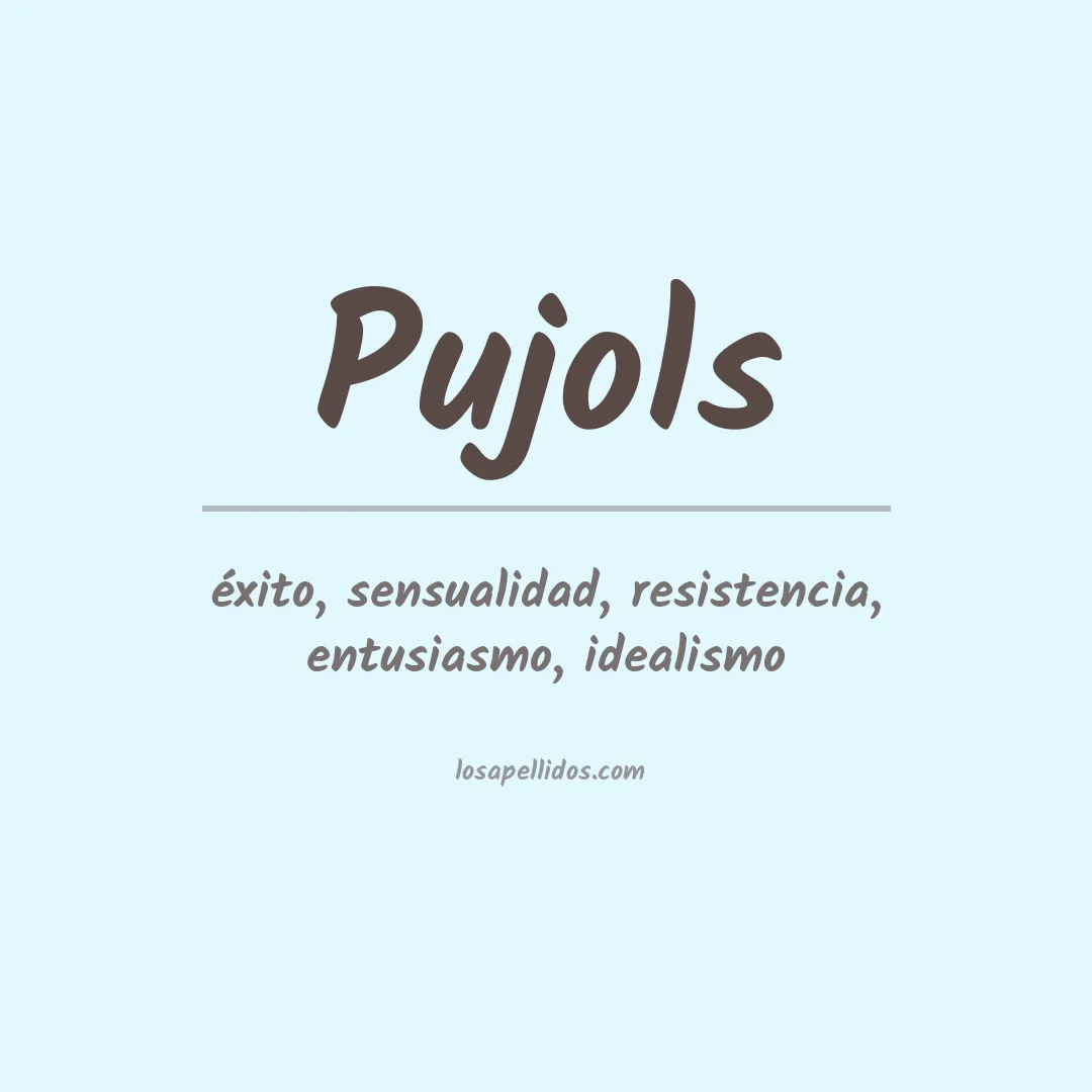 Apellido Pujols