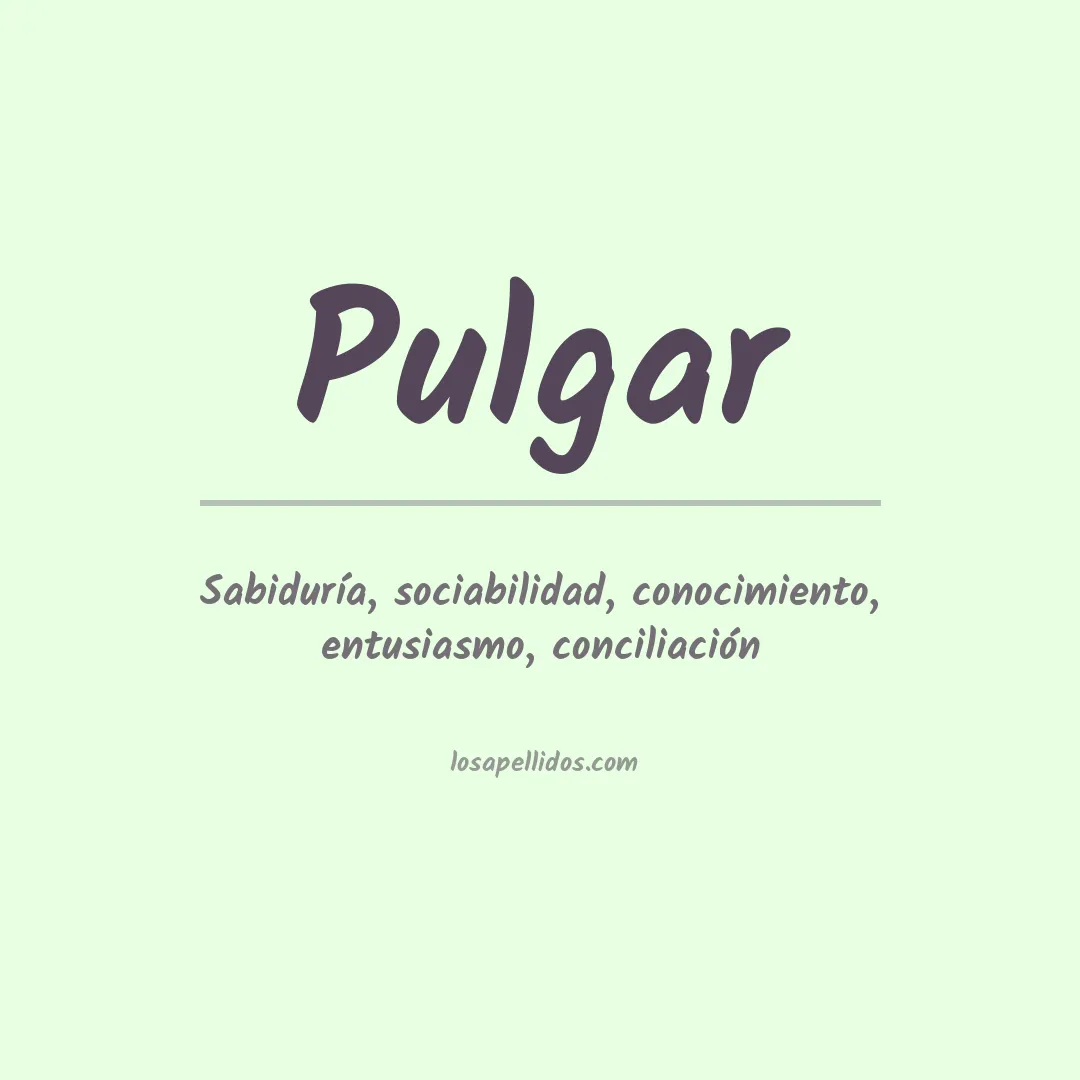 Apellido Pulgar