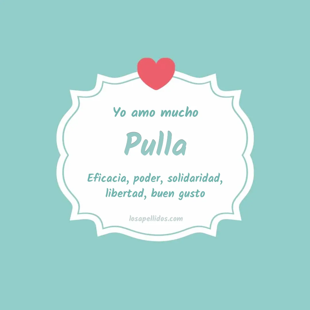 Yo amo mucho Pulla