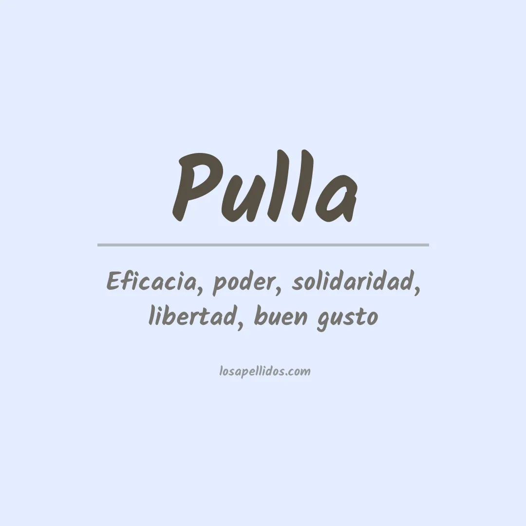 Apellido Pulla