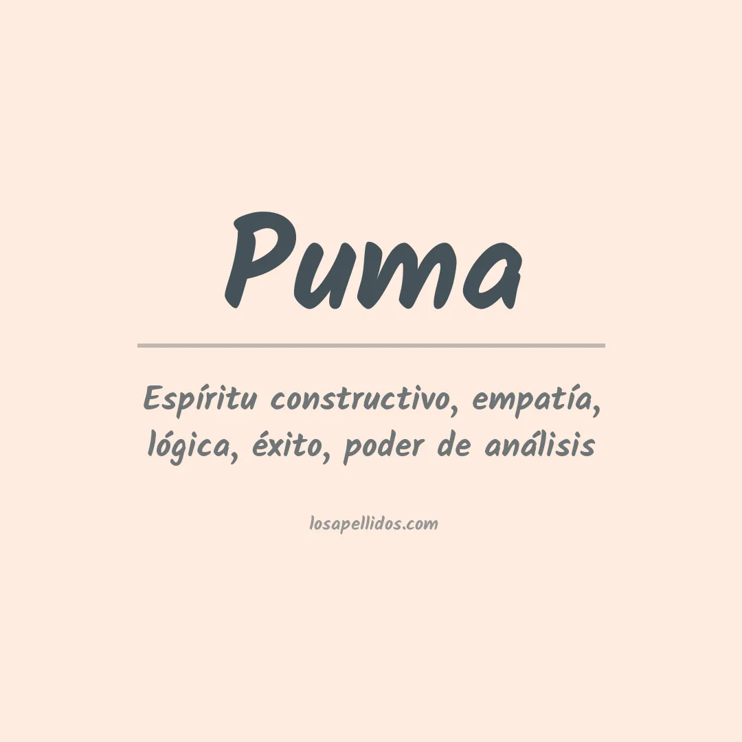 Apellido Puma