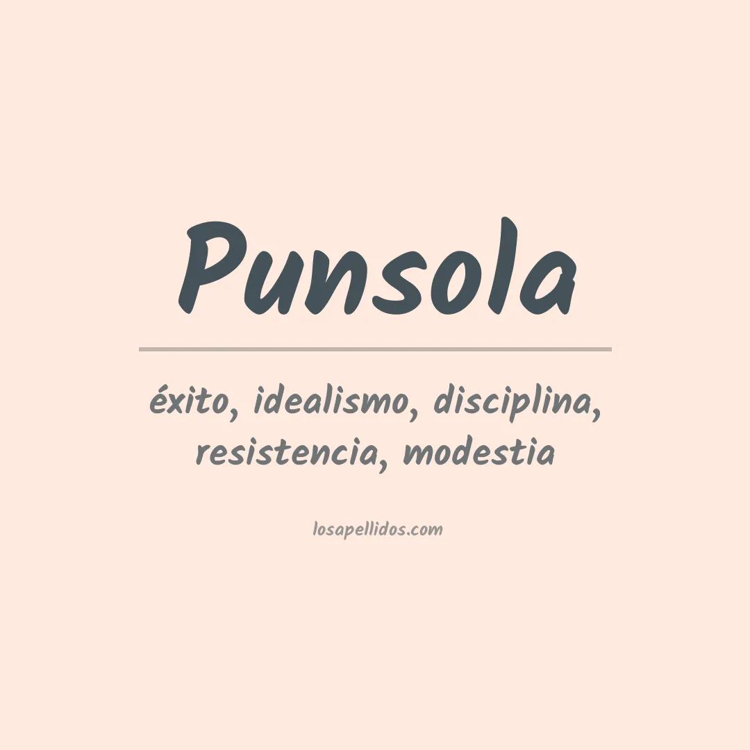 Apellido Punsola