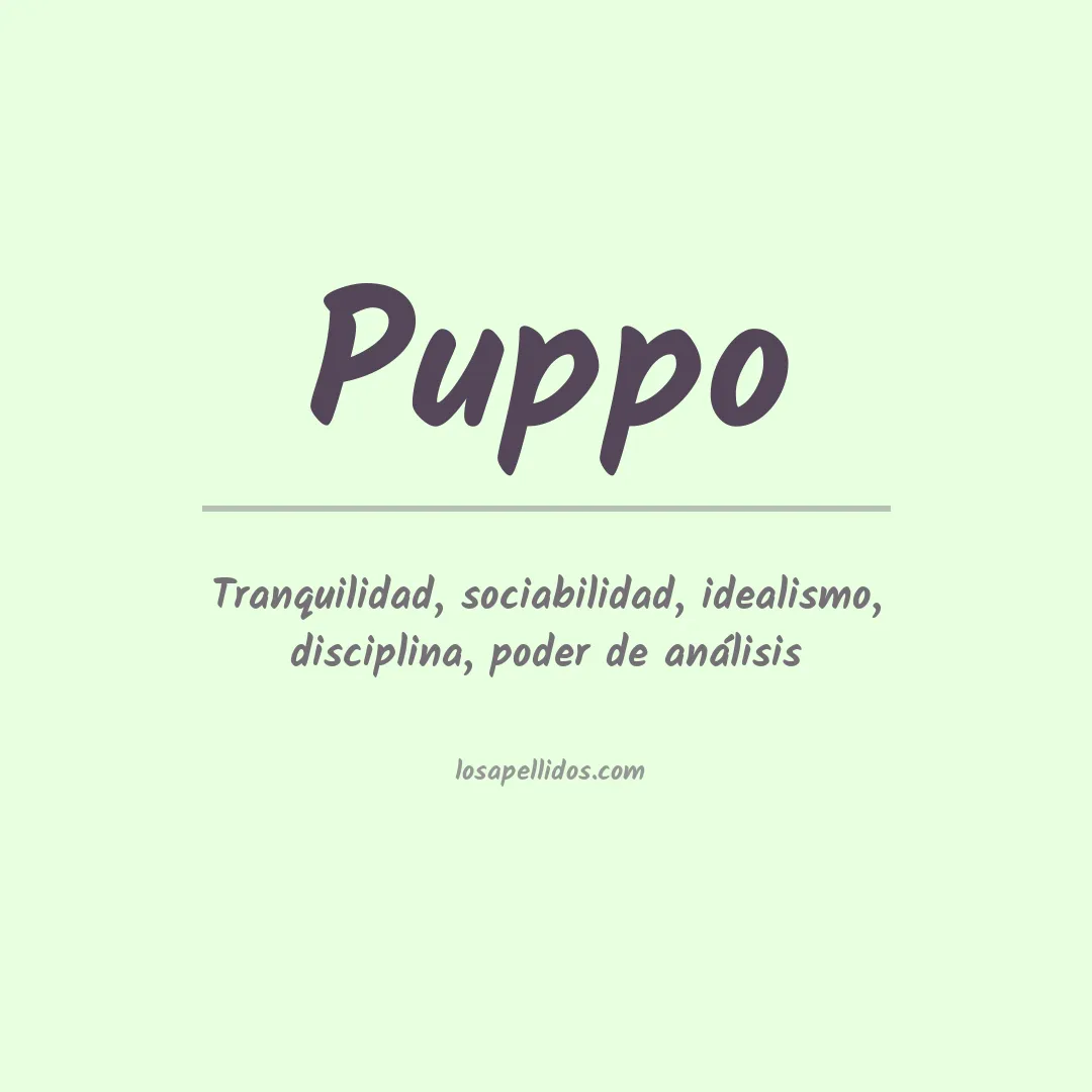 Apellido Puppo