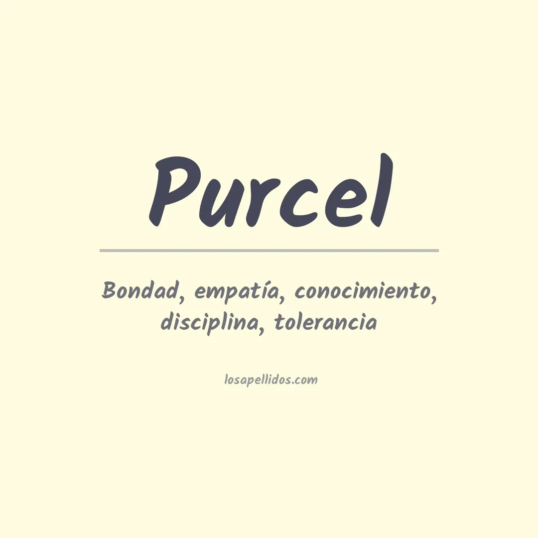 Apellido Purcel