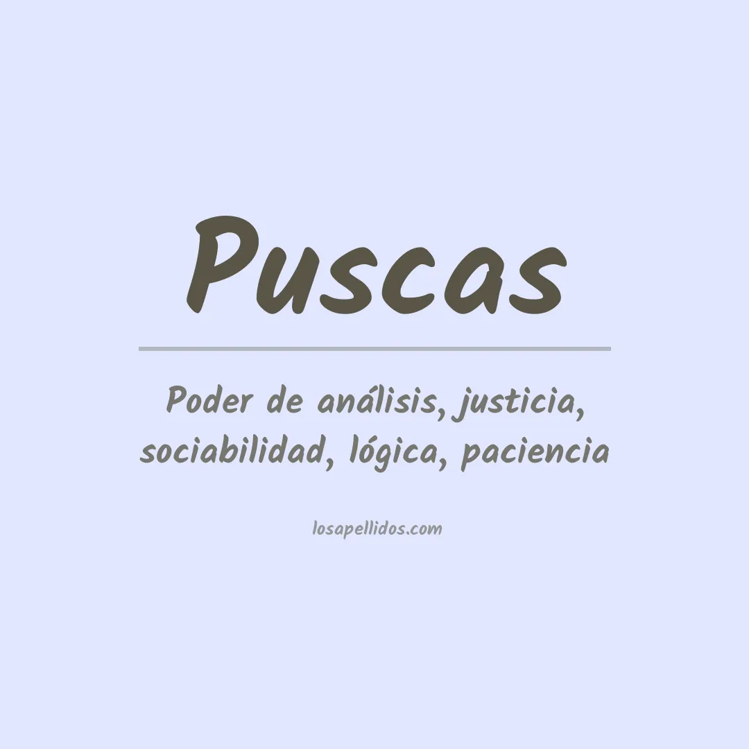 Apellido Puscas