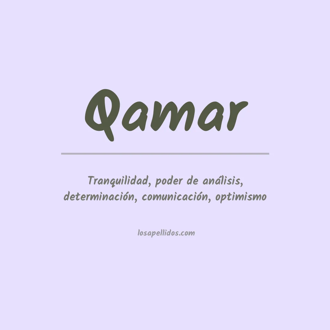 Apellido Qamar