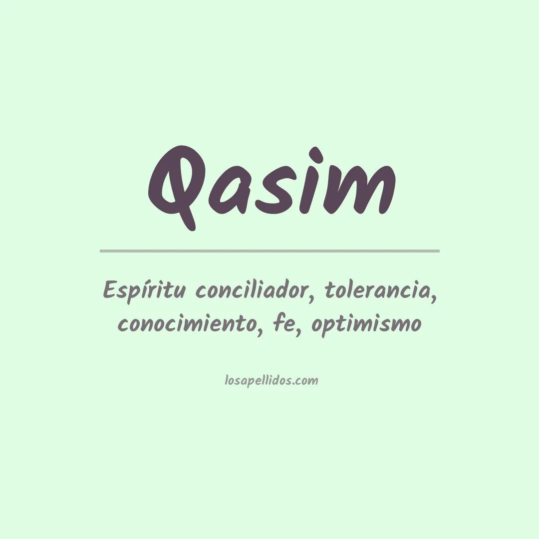 Apellido Qasim