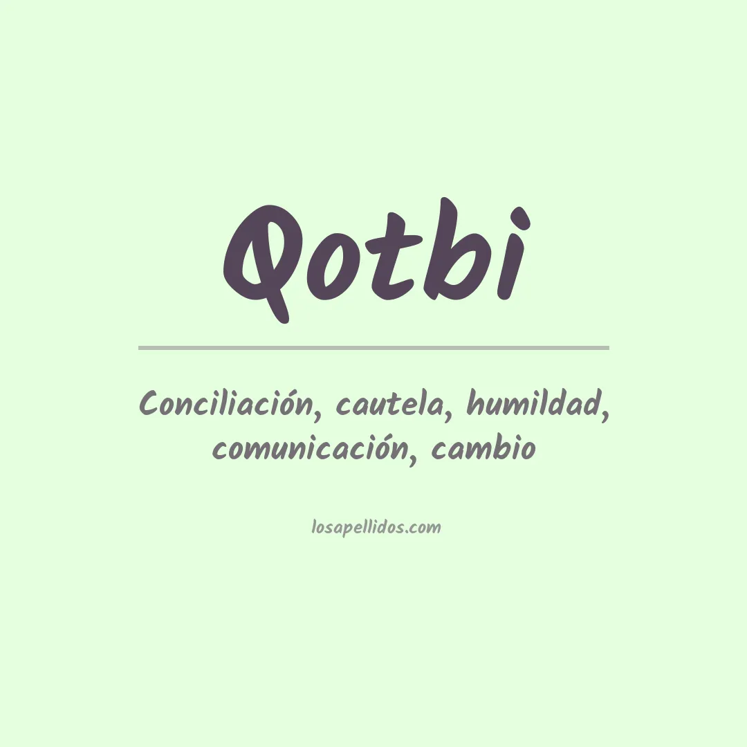 Apellido Qotbi