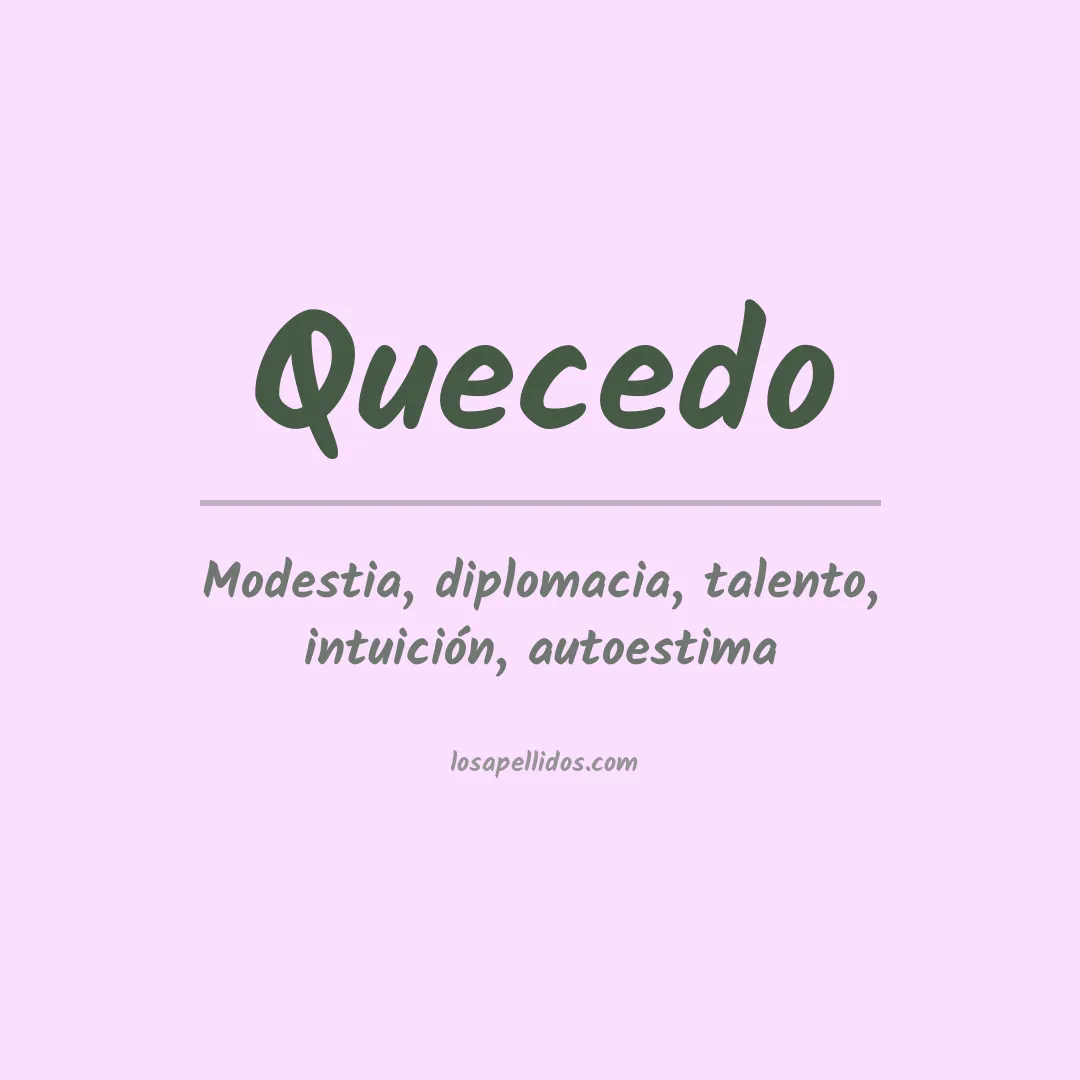 Apellido Quecedo