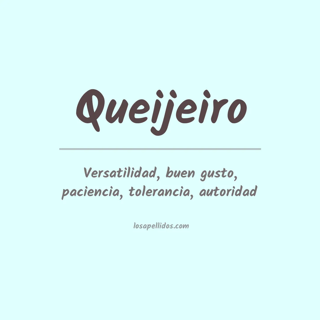 Apellido Queijeiro