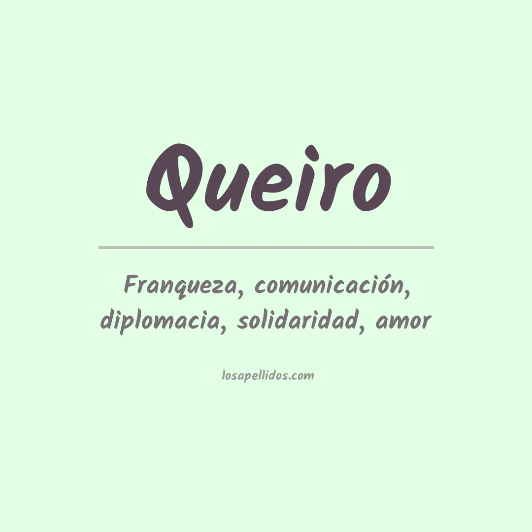 Apellido Queiro