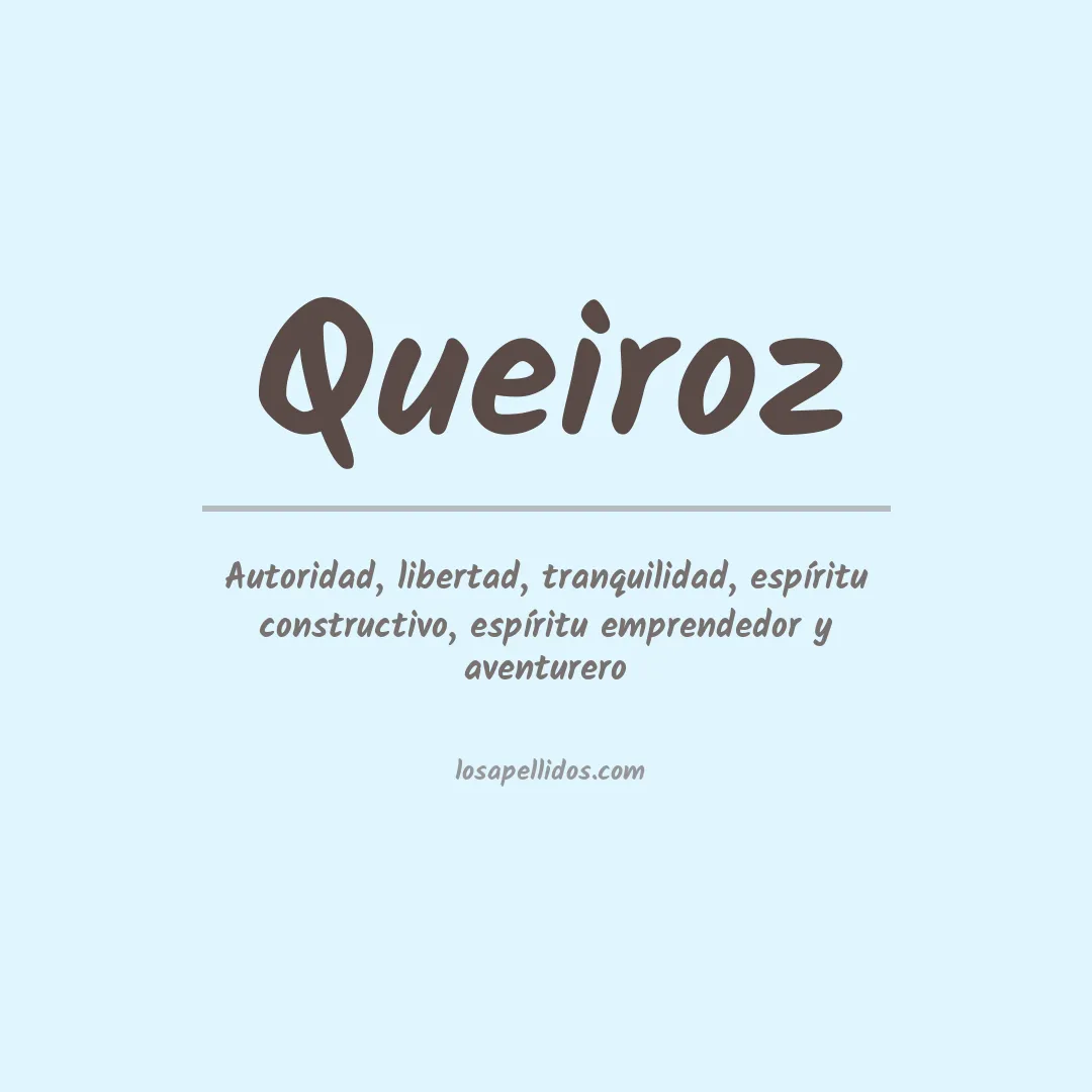 Apellido Queiroz