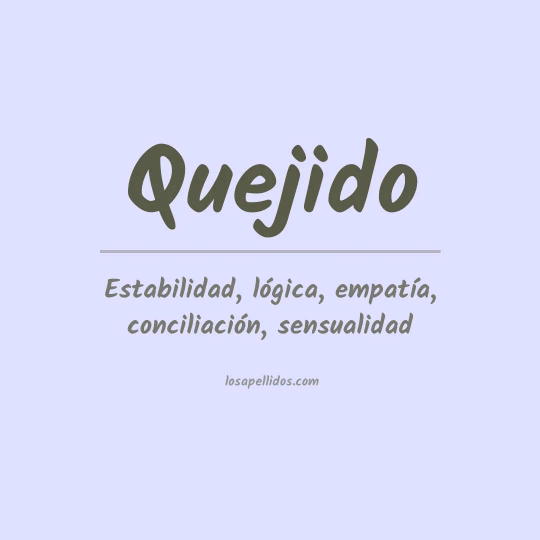 Apellido Quejido