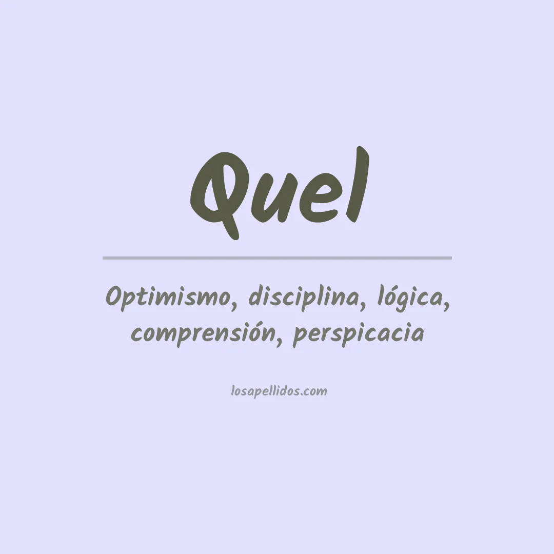Apellido Quel