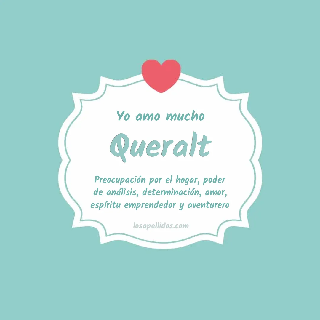 Yo amo mucho Queralt