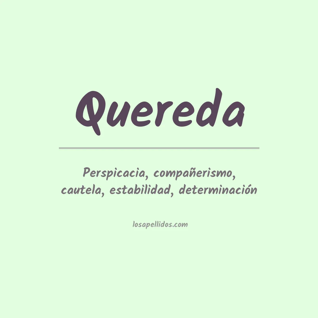 Apellido Quereda