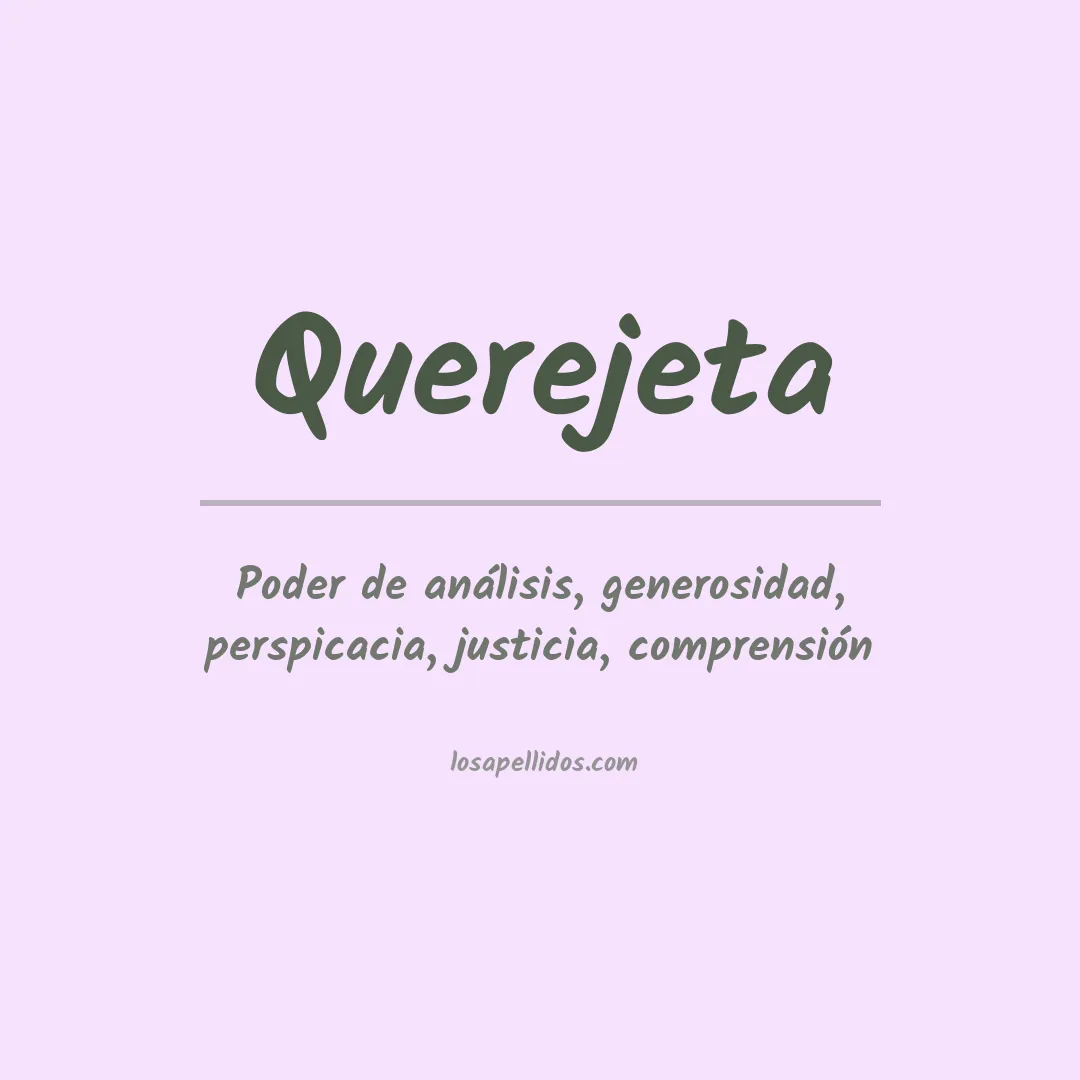 Apellido Querejeta
