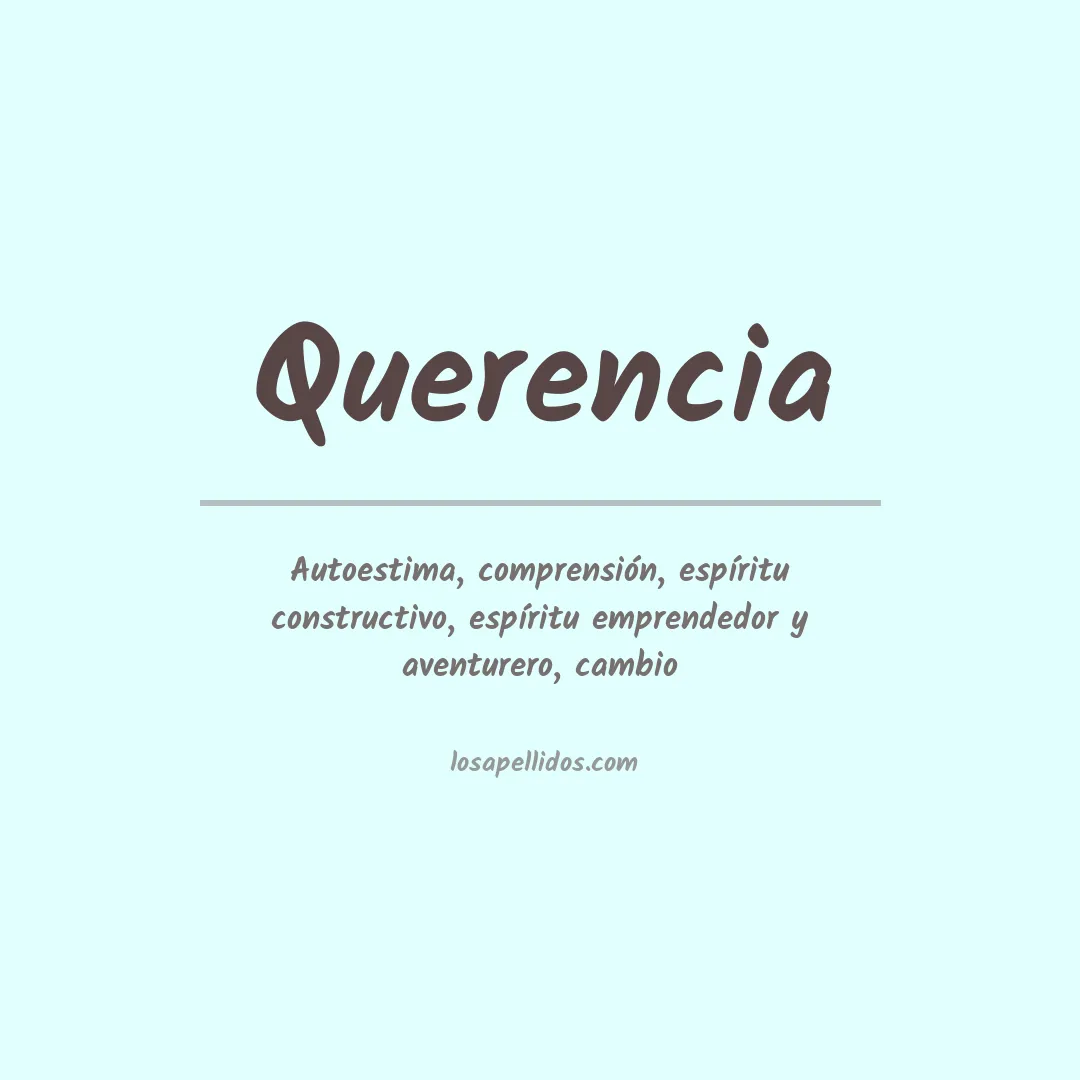 Apellido Querencia