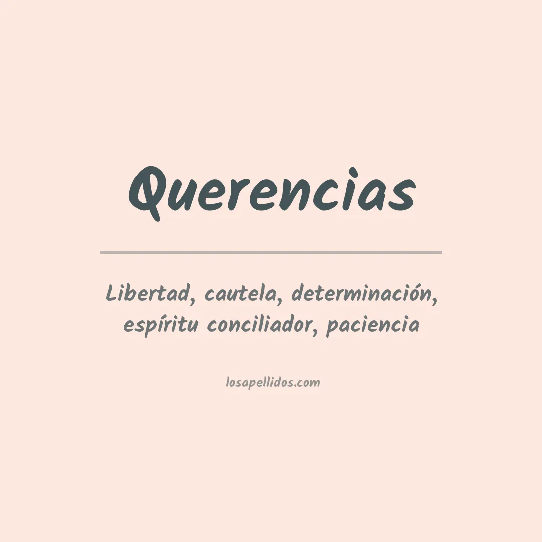 Apellido Querencias