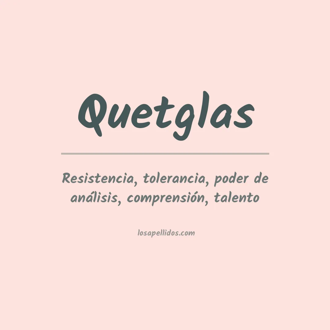 Apellido Quetglas