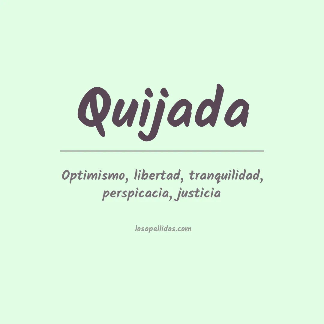 Apellido Quijada