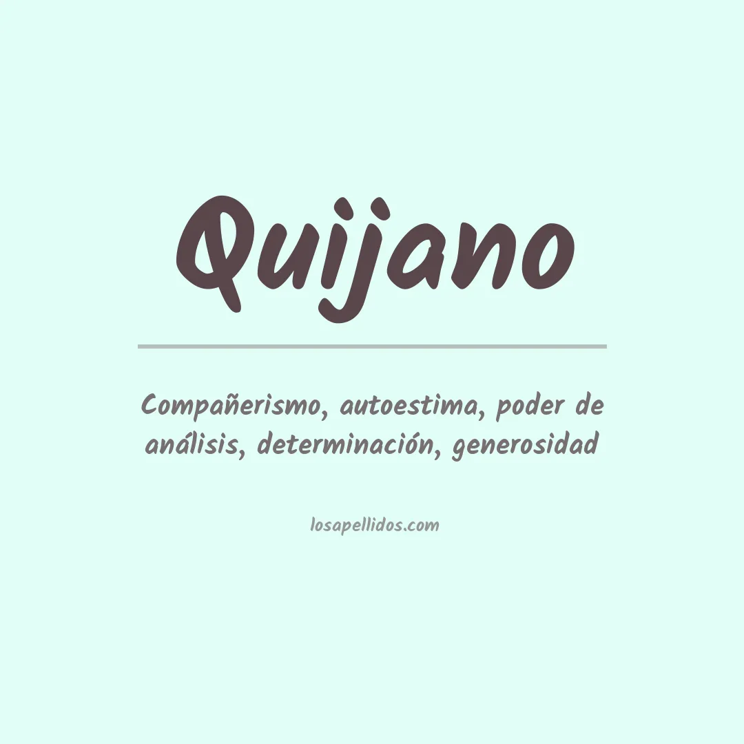 Apellido Quijano