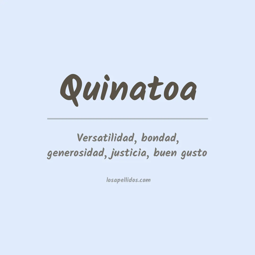 Apellido Quinatoa