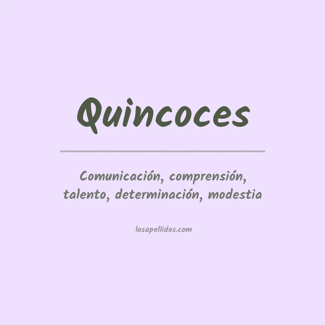 Apellido Quincoces