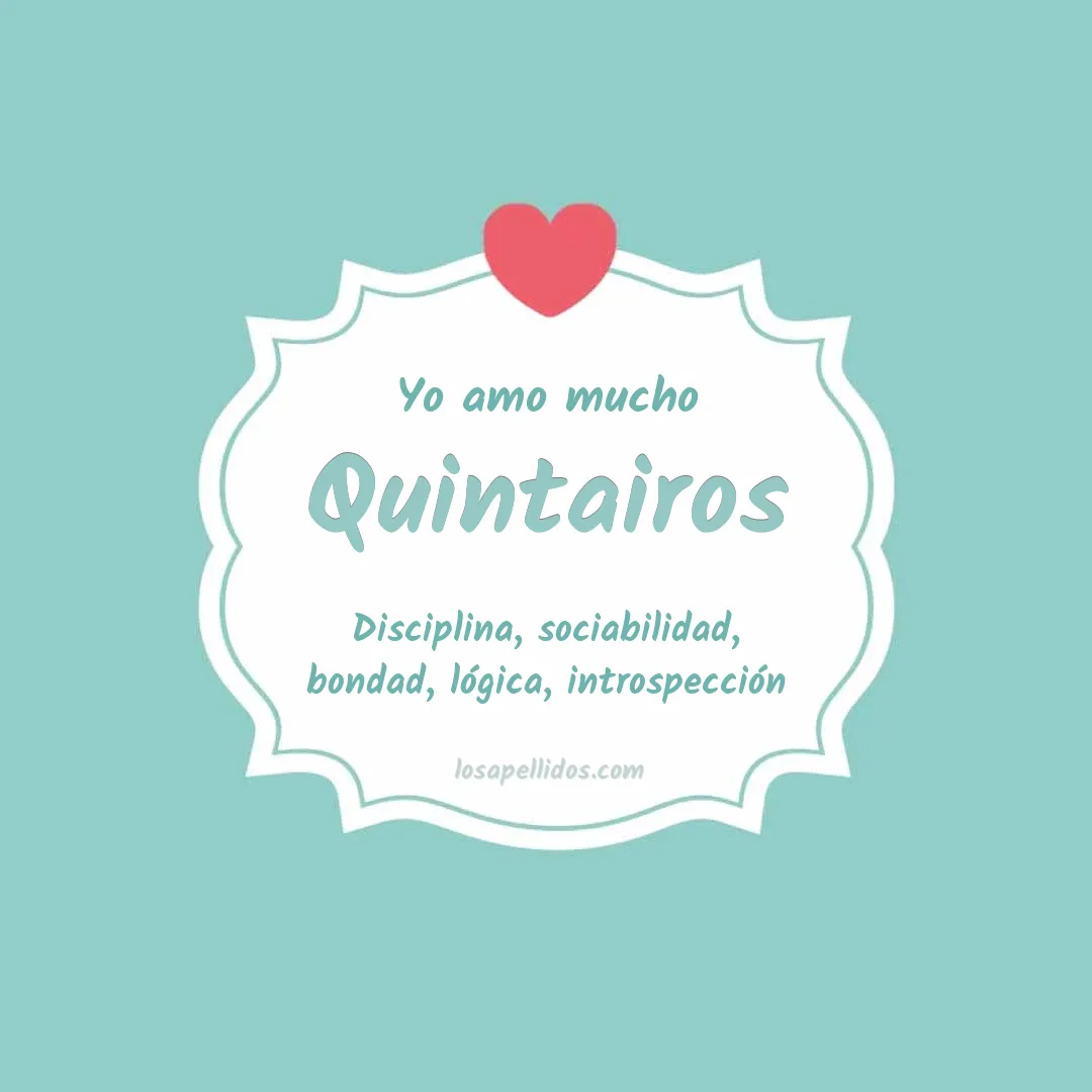 Yo amo mucho Quintairos