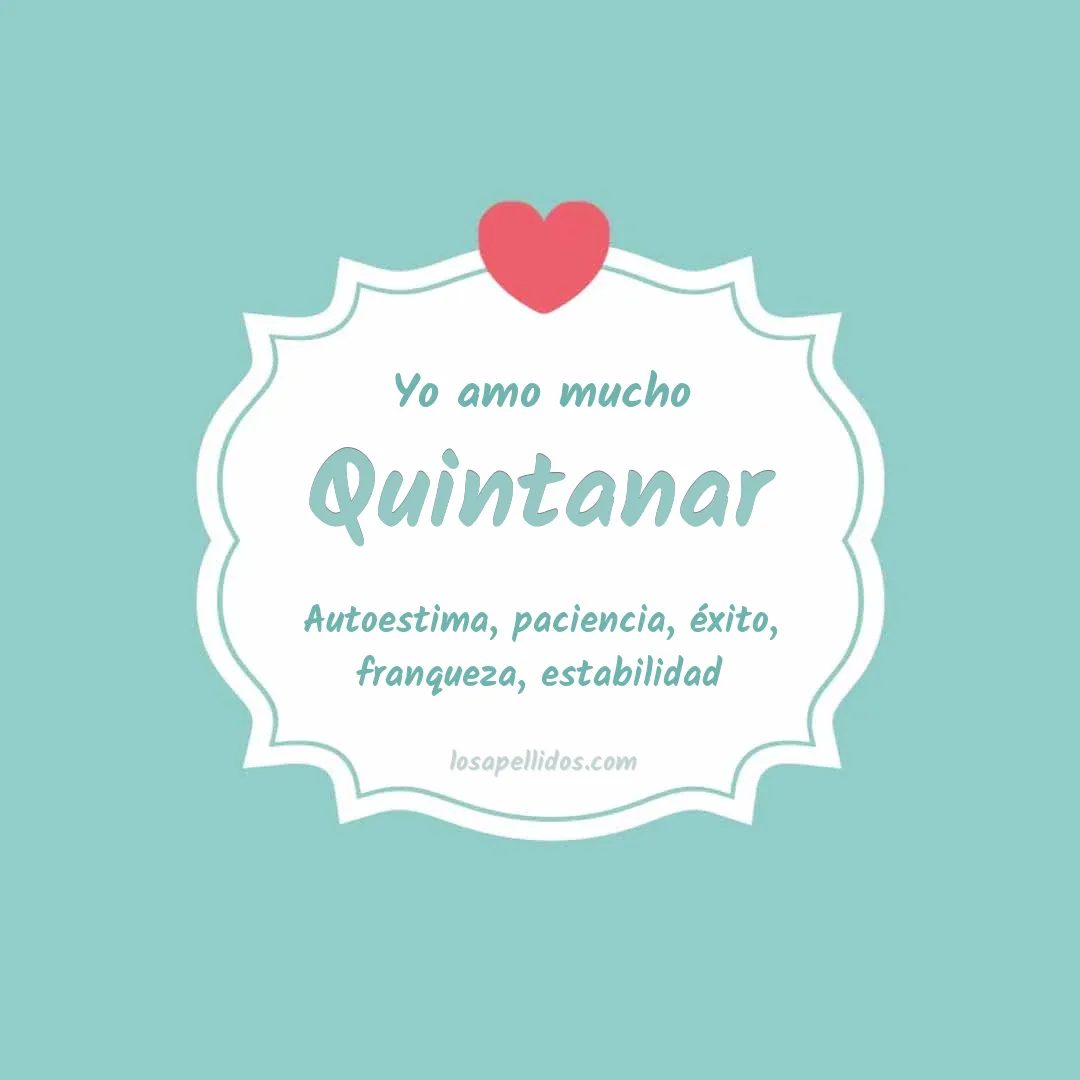 Yo amo mucho Quintanar