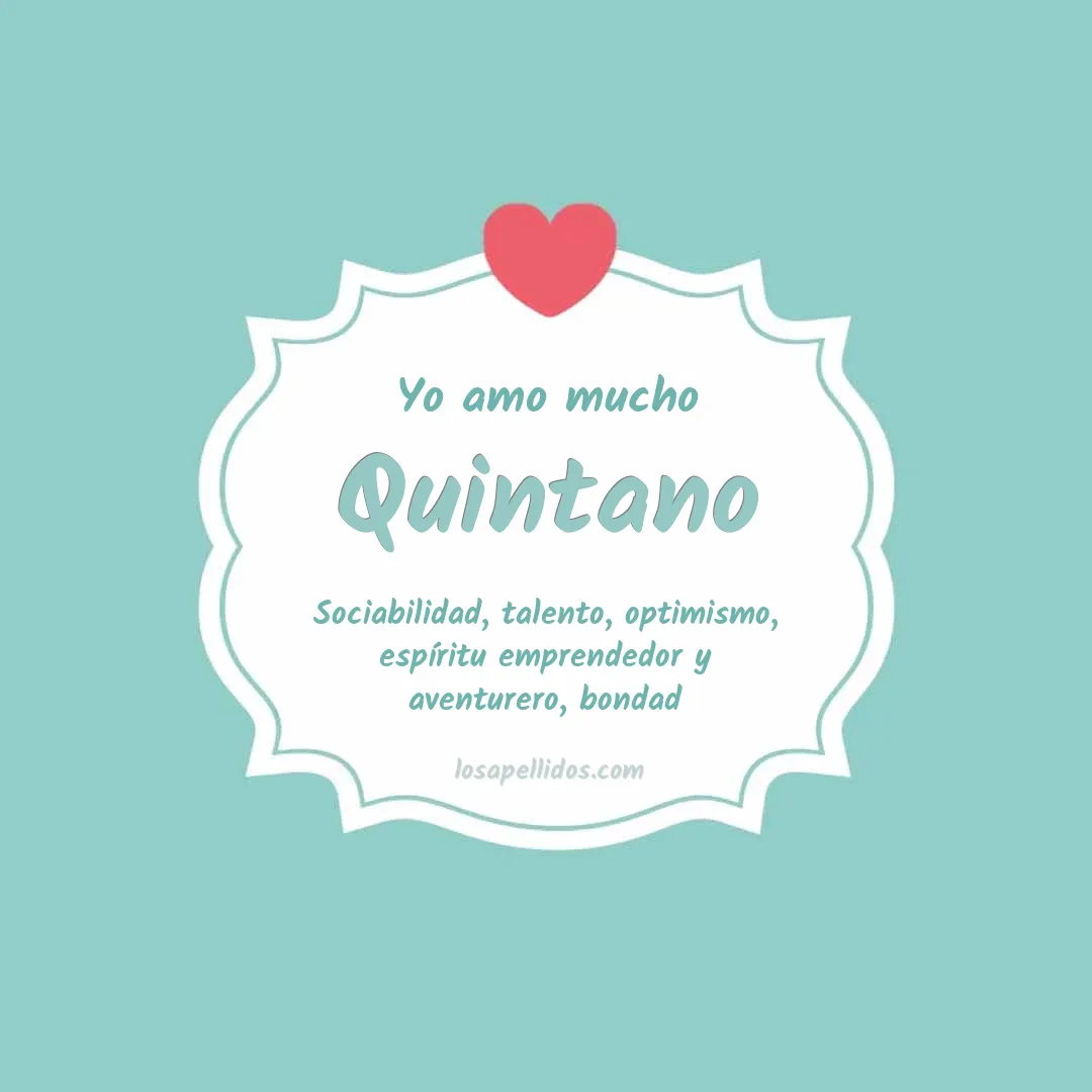 Yo amo mucho Quintano