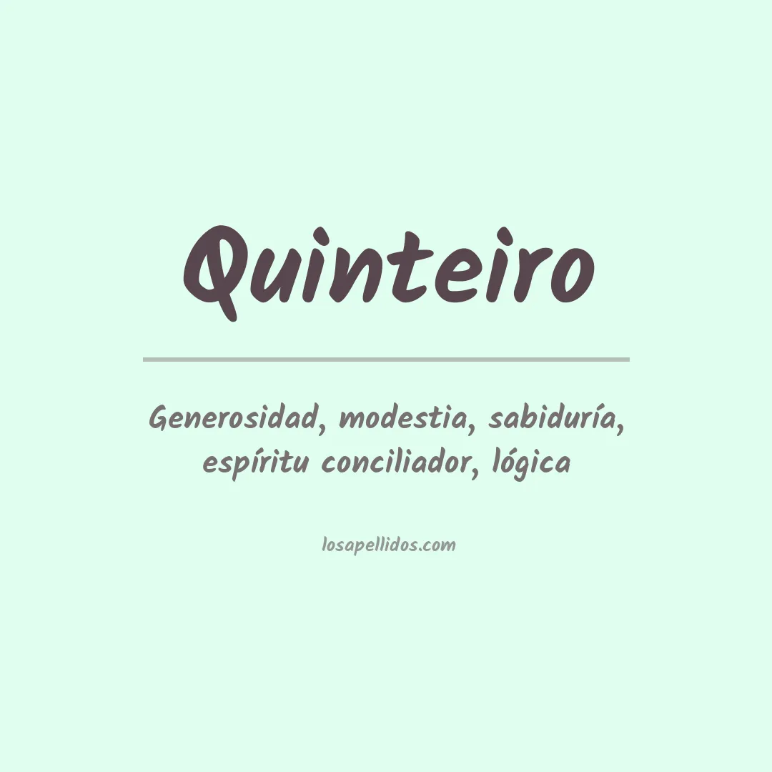 Apellido Quinteiro