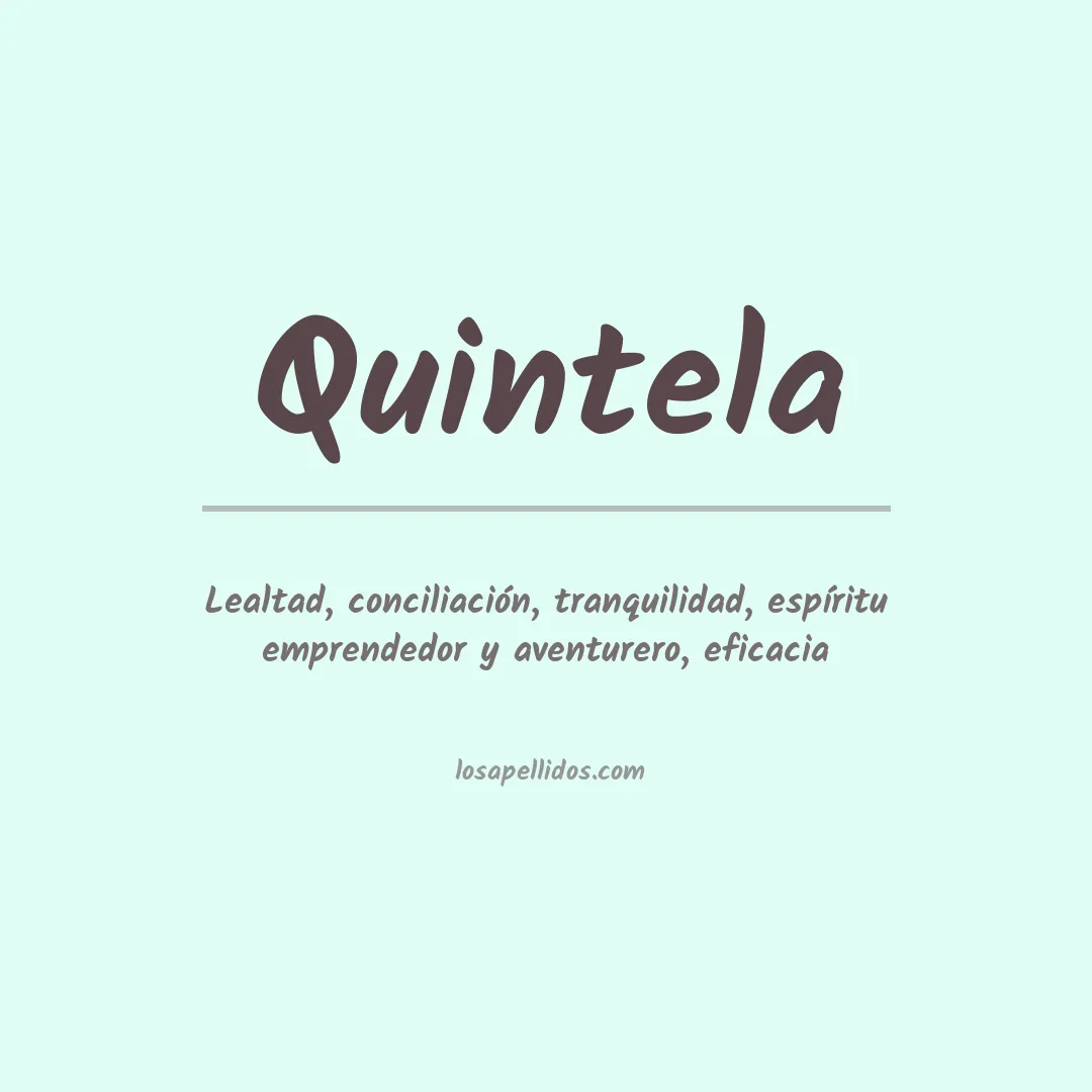 Apellido Quintela