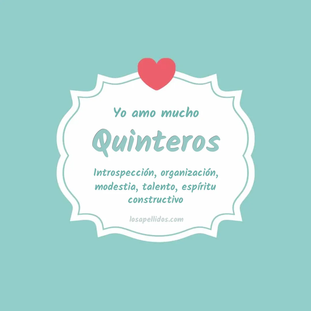 Yo amo mucho Quinteros