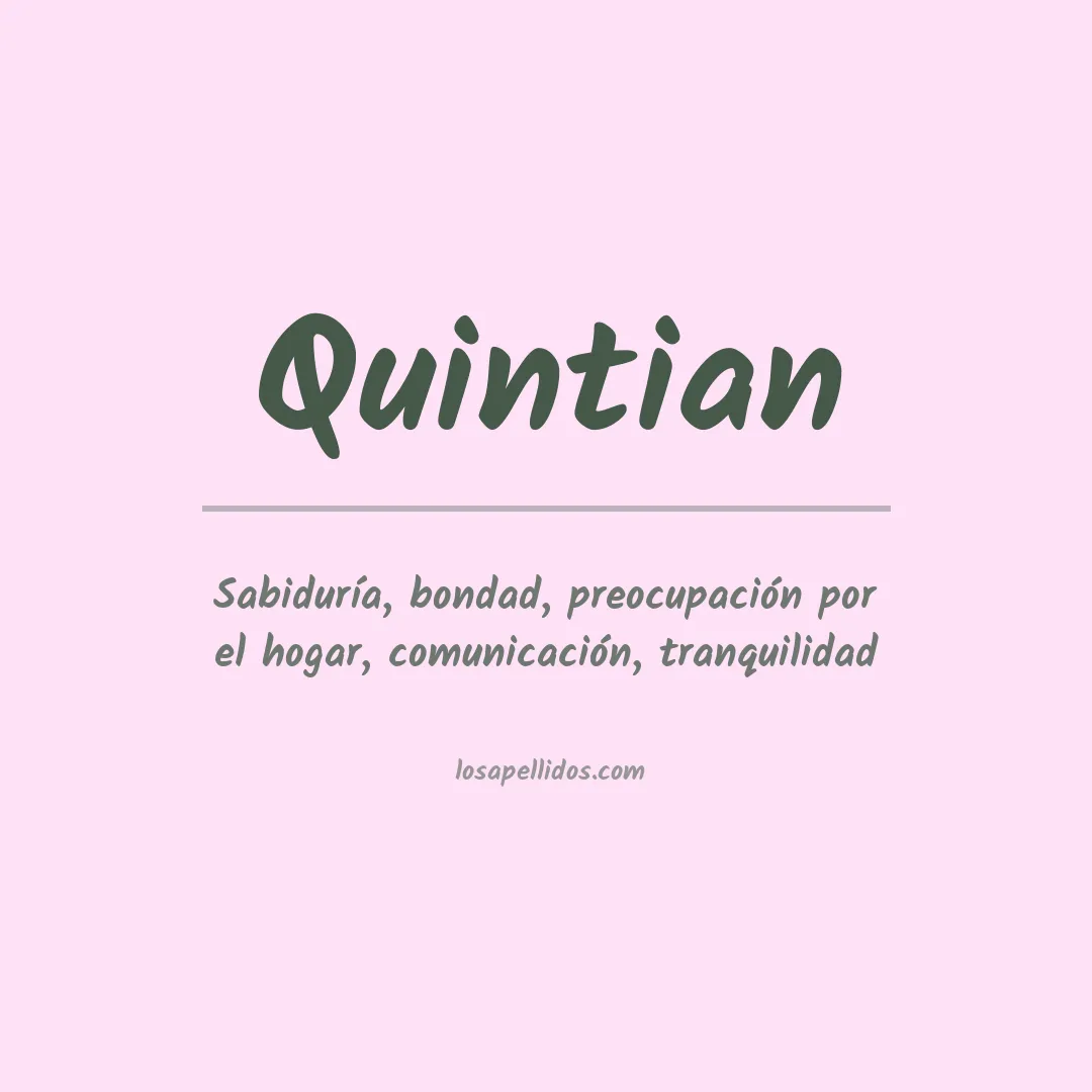 Apellido Quintian