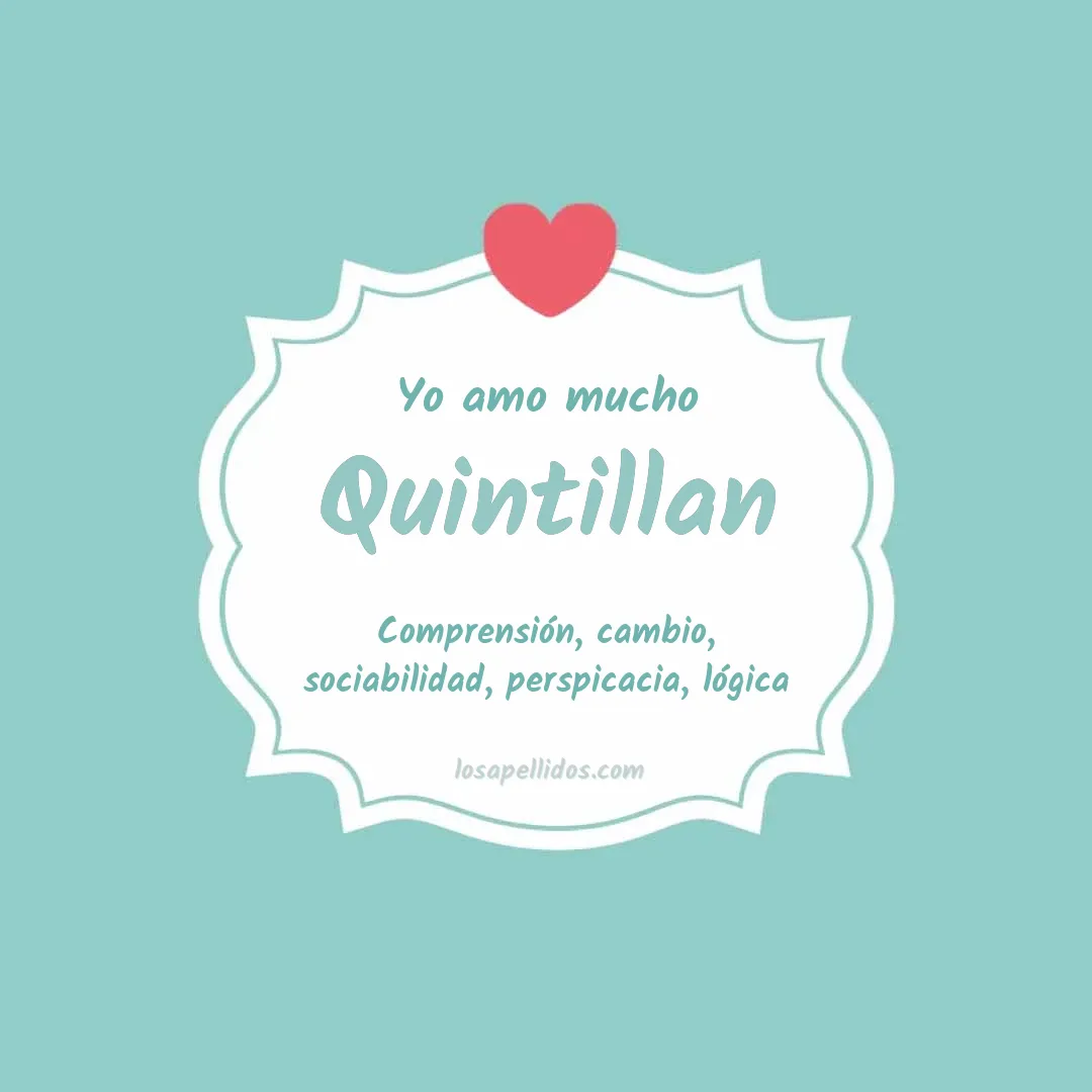 Yo amo mucho Quintillan