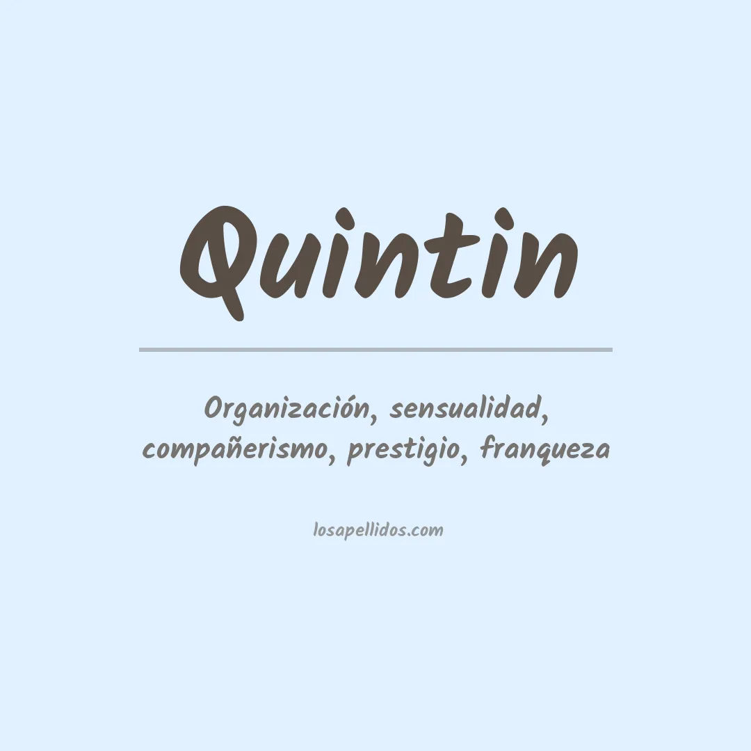 Apellido Quintin