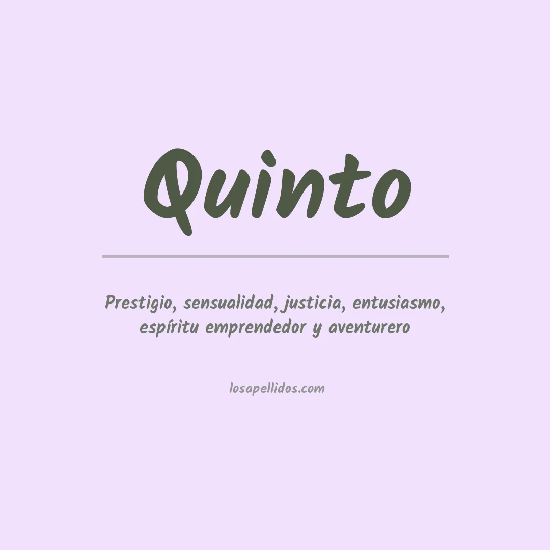 Apellido Quinto