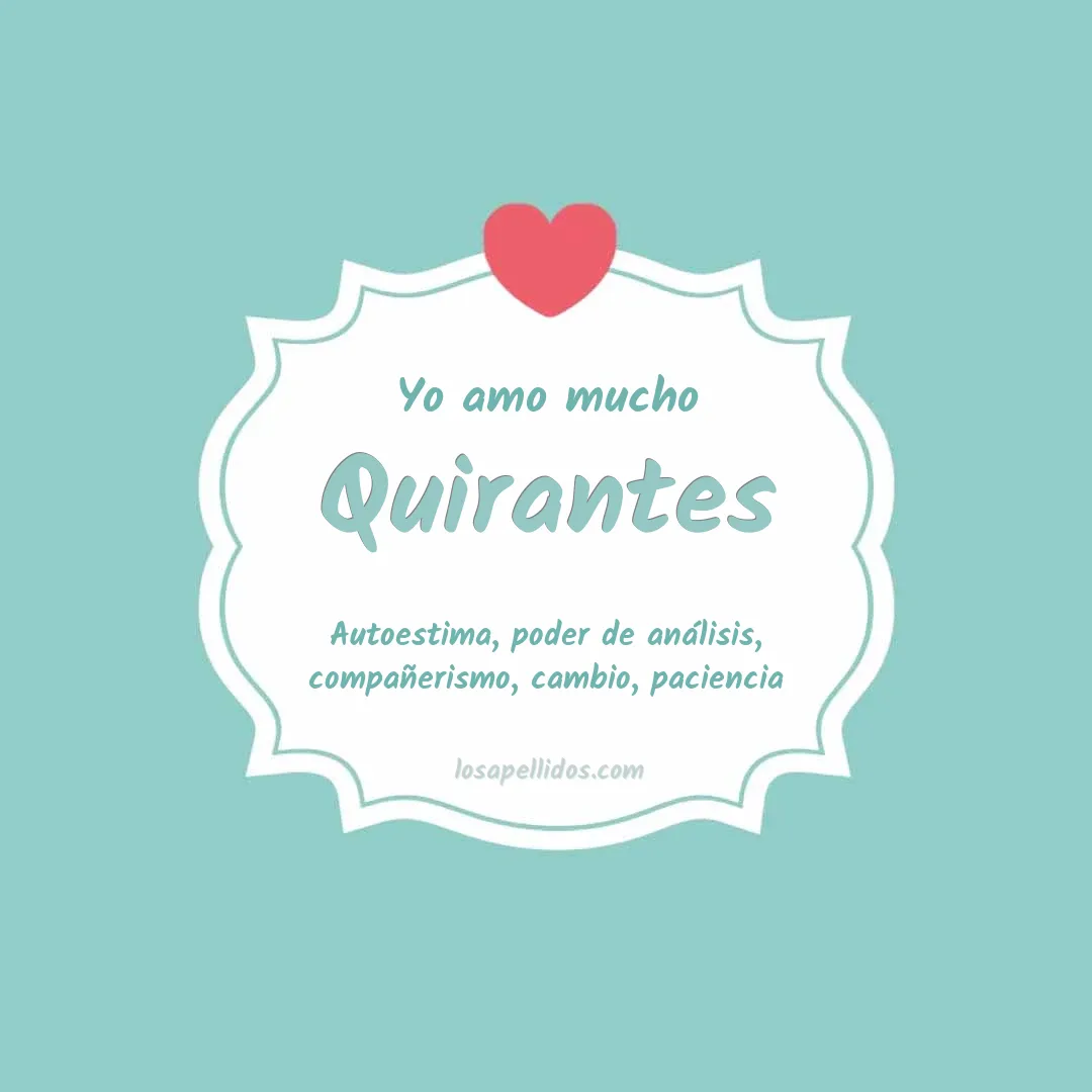 Yo amo mucho Quirantes