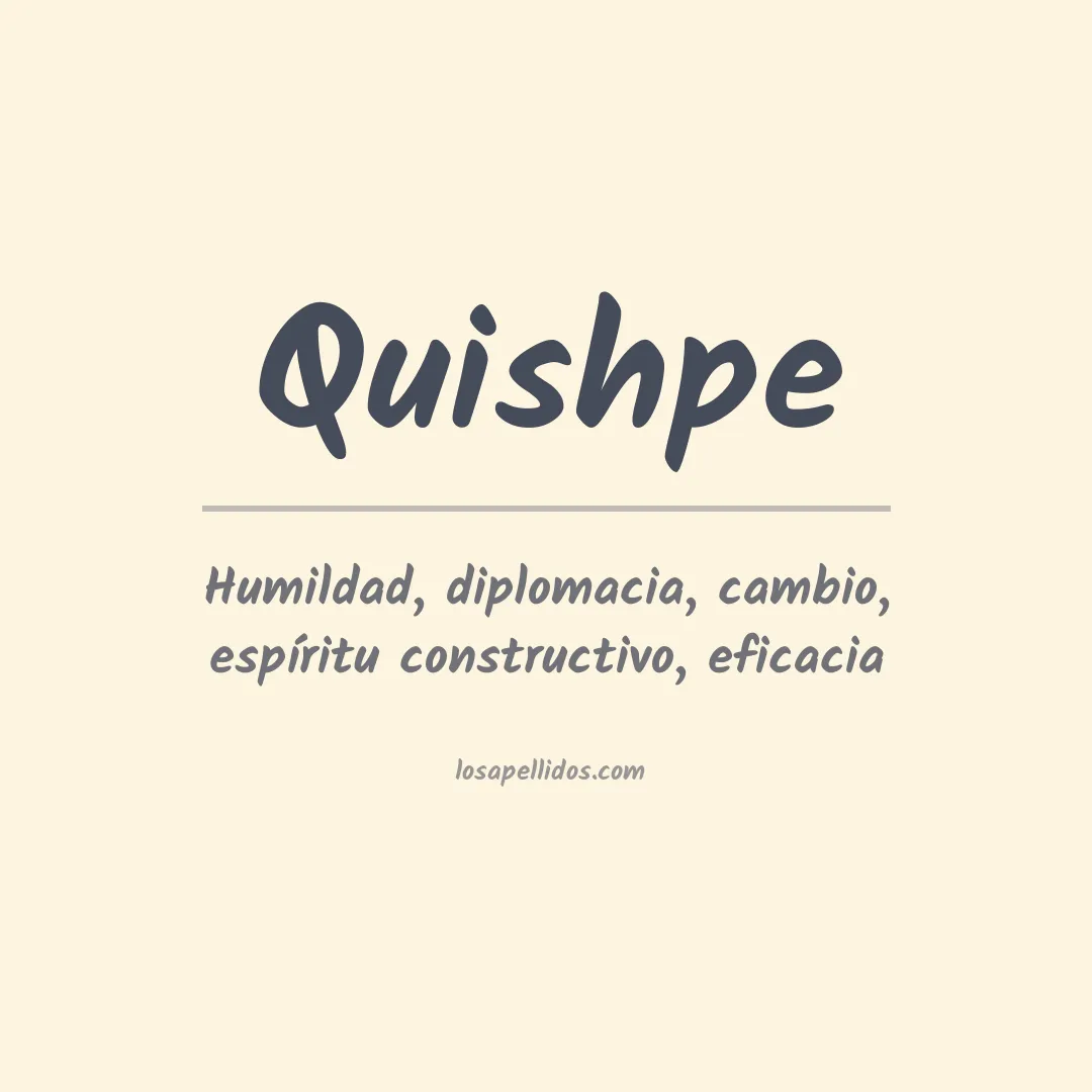 Apellido Quishpe